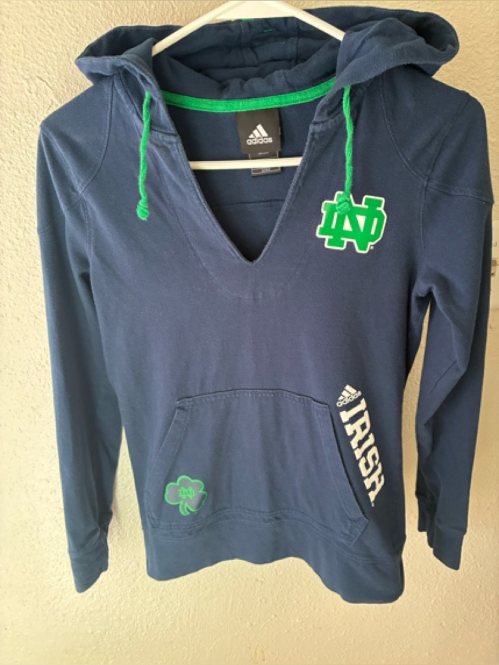 Adidas Notre Dame Drawstring Hoodie
